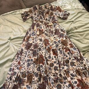 Floral Print Maxi Dress